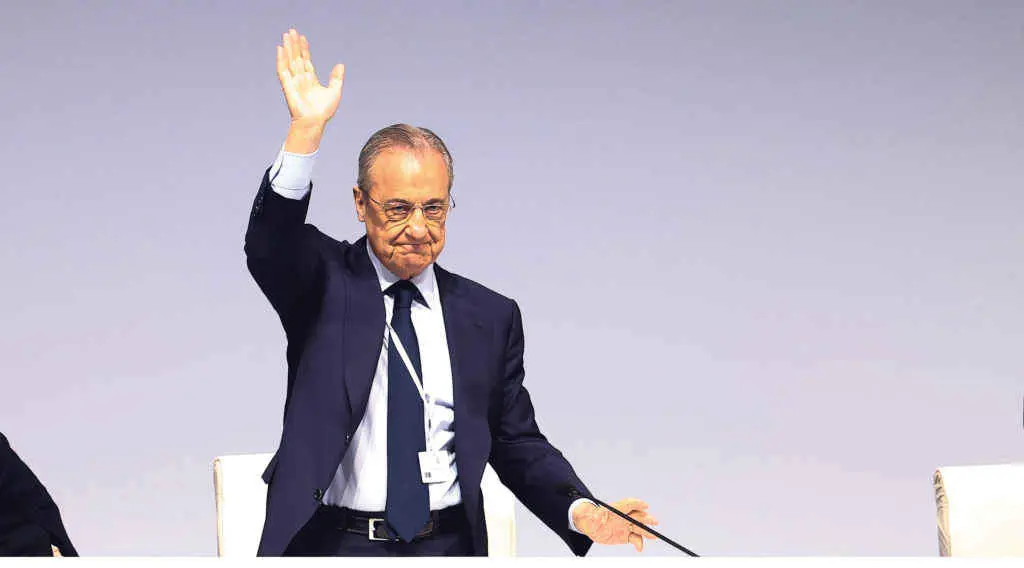 Florentino P&eacute;rez &eacute; o presidente do Real Madrid (Foto: Europa Press).