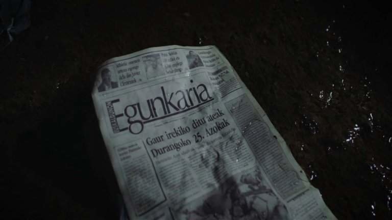 Exemplar do xornal 'Egunkaria'.