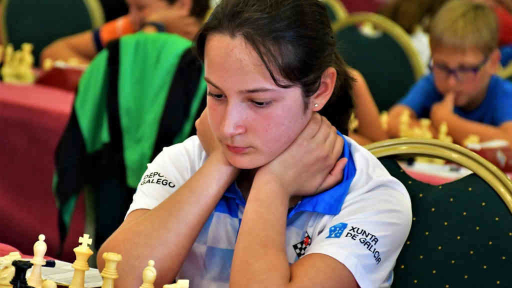 Antía Reboredo, representante galega no último Campionato de España Sub-12. (Foto: Patricia Claros).