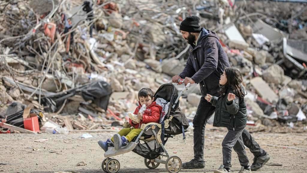 Case 45.000 persoas morreron só en Turquía polos terremotos deste mes, segundo o último balance achegado polas autoridades de Ankara. (Foto: Abed Alrahman Alkahlout / Zuma Press)