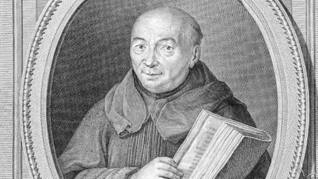Retrato do Padre Sarmiento elaborado por Francisco Muntaner.
