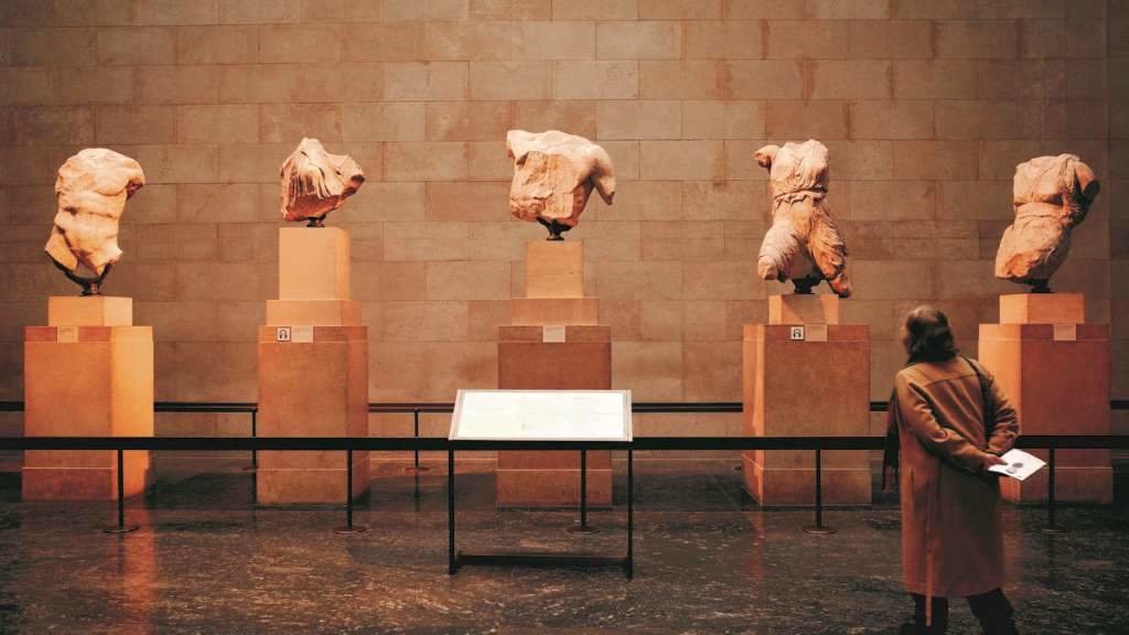 Esculturas gregas exhibidas no Museo Británico de Londres. (Foto: David Cliff / Zuma Press / Contactophoto)