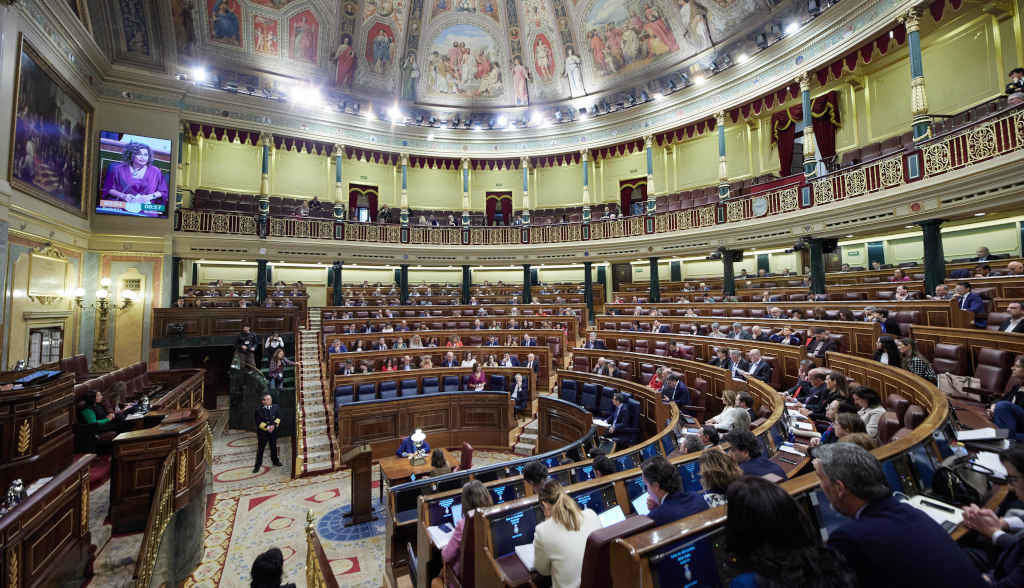 Un pleno do Congreso durante este mes de marzo (Foto: Jesús Hellín / Europa Press).