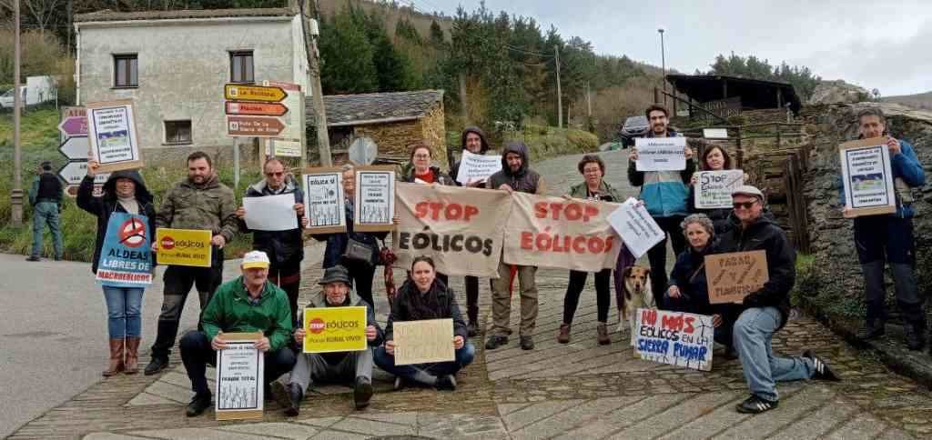 Protesta contra a industrialización do rural, hxoe en Taramundi. (Foto: Nós Diario)