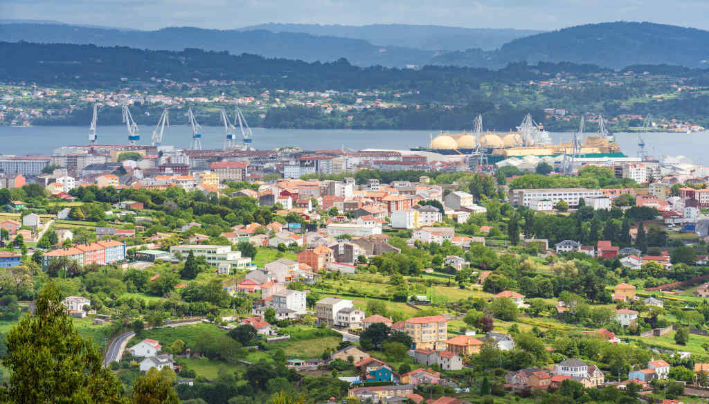 Vista panorámica da cidade de Ferrol (Foto: Nós Diario).