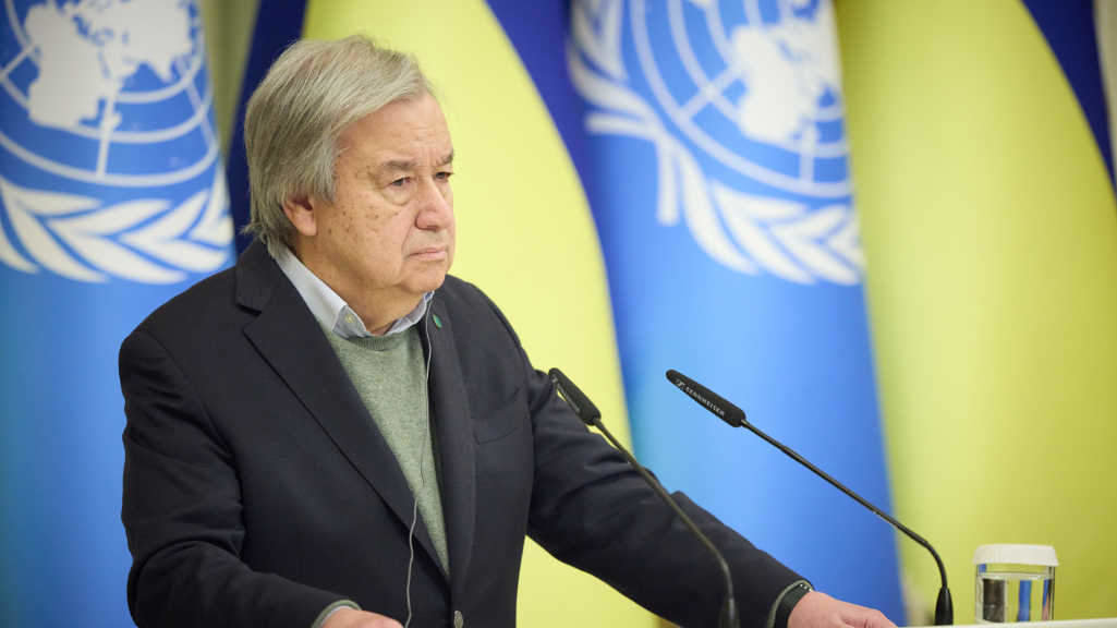 O secretario xeral da ONU, António Guterres. (Foto: Ukraine Presidency Dpa)