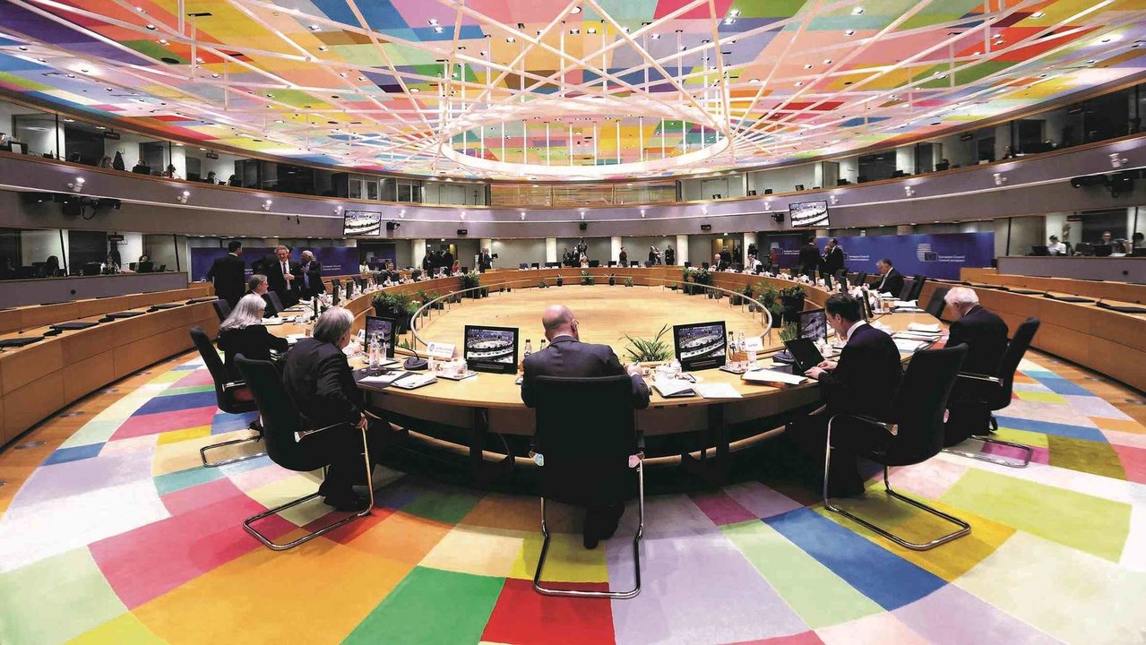 Cimeira da UE, esta quinta feira en Bruxelas (Foto: Dario Pignatelli / Belga / DPA).