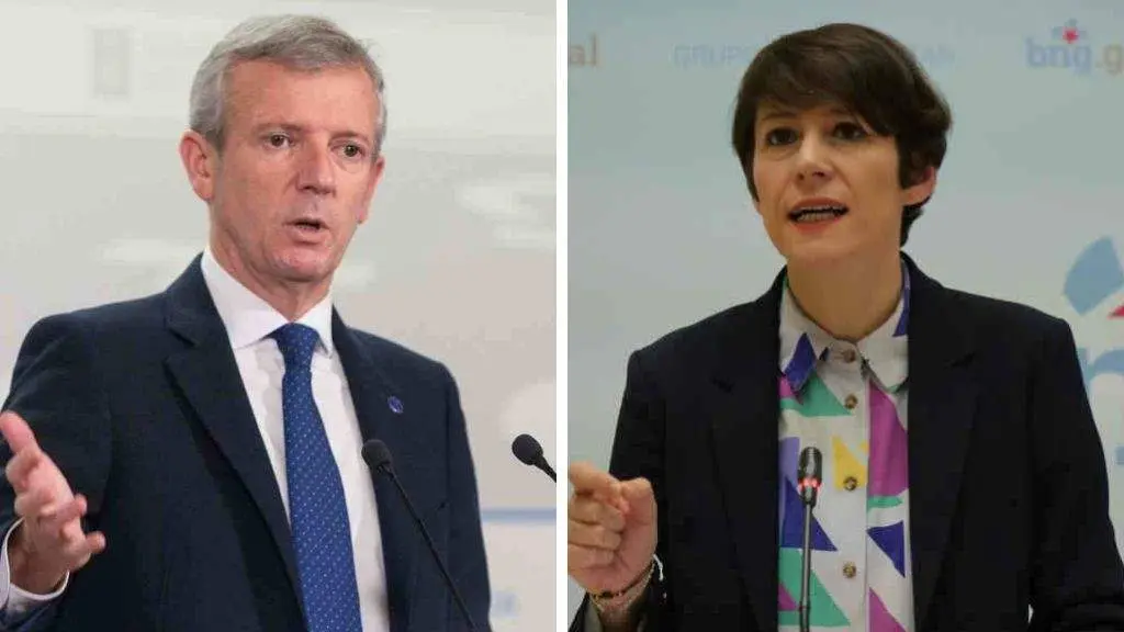 Alfonso Rueda e Ana Pont&oacute;n.