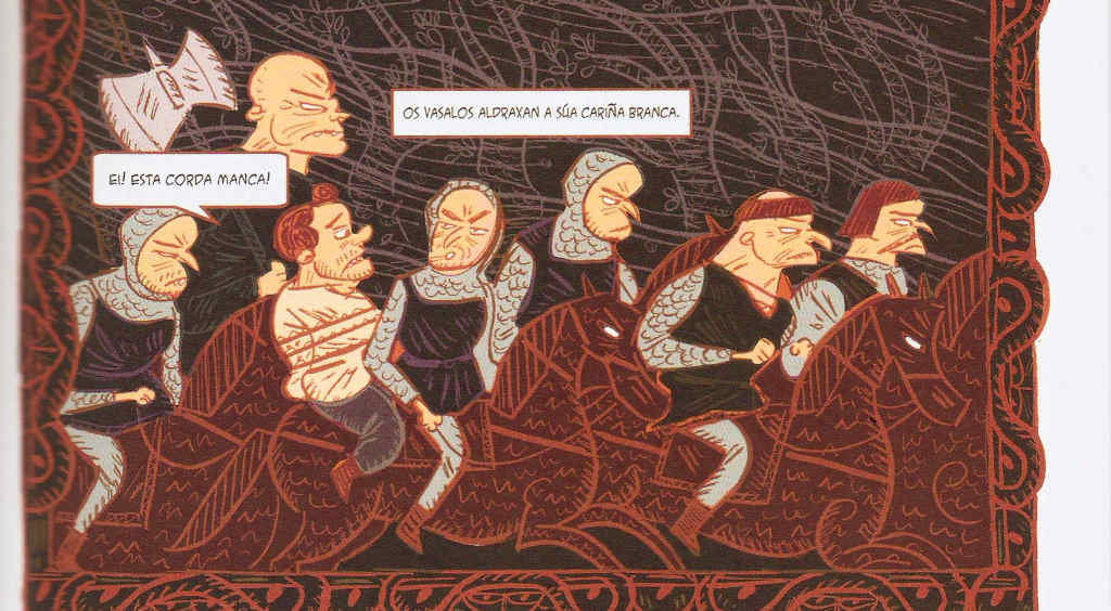 ‘O reiciño de Galiza’ adapta ao cómic un relato orixinal de Victor Hugo (Foto: S. G.).