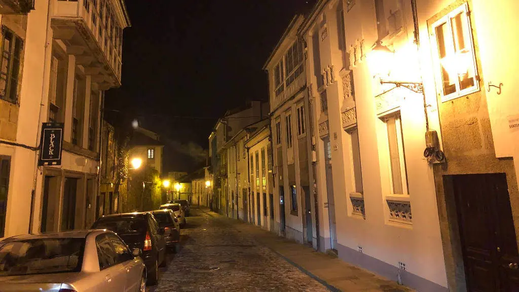 R&uacute;a dos Loureiros, en Santiago de Compostela. (Foto: Concello de Santiago de Compostela)