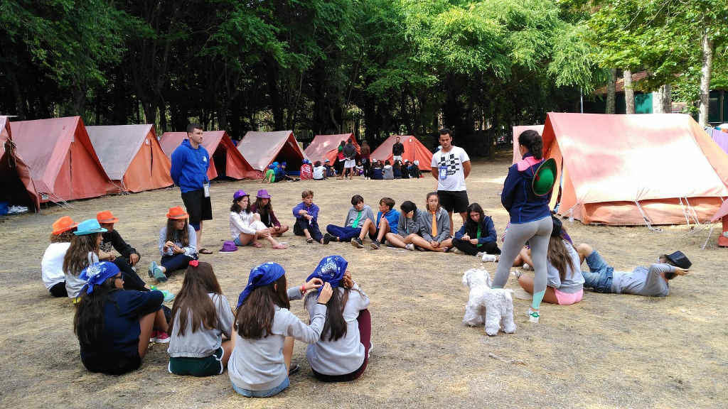 Participantes no programa de campamentos da Xunta da Galiza nunha edición pasada. (Foto: Xunta da Galiza)