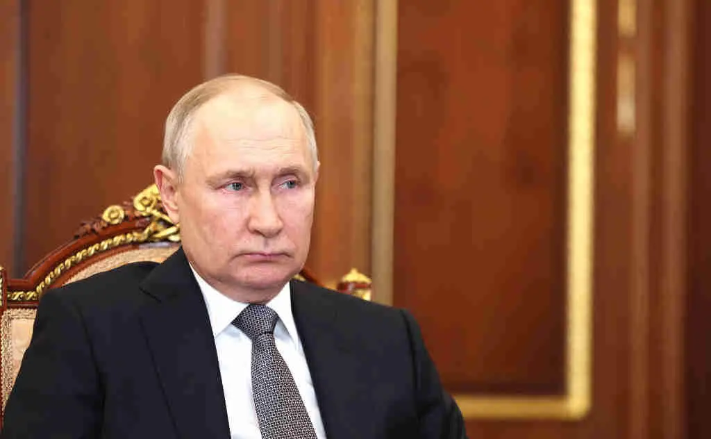 Vladimir Putin a segunda feira. (Foto: Kremlin / DPA)