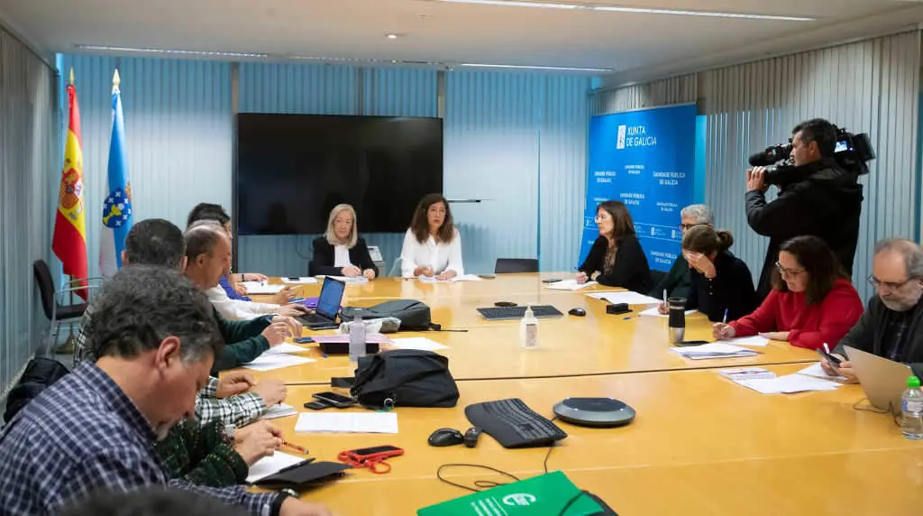 Reuni&oacute;n da Mesa Sectorial esta quinta feira (Foto: Xunta da Galiza).