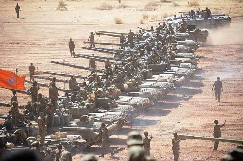 Operaci&oacute;n das tropas do Sud&aacute;n. (Foto: Forzas Armadas do Sud&aacute;n)