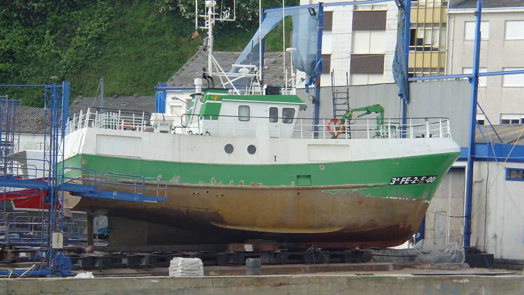 Fotografía do buque 'Safrán' en 2006. (Foto: O Roxo)