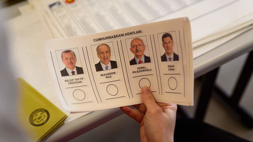 Papeleta para as eleccións presidenciais en Turquía. (Foto: Davide Bonaldo)