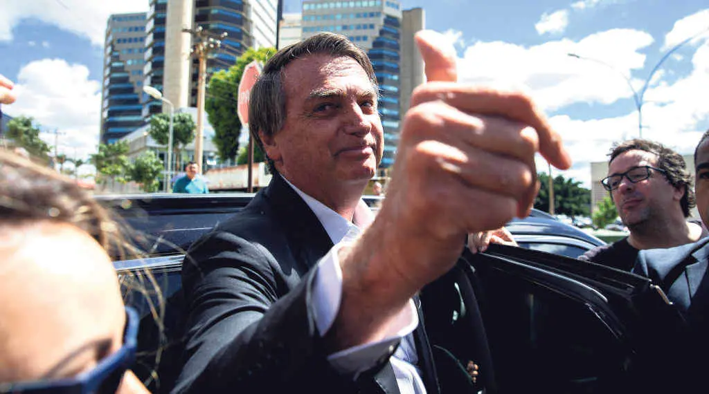 O ex presidente brasileiro Jair Bolsonaro nega adultera&ccedil;&atilde;o em cart&atilde;o de vacina&ccedil;&atilde;o (Foto: Marcelo Camargo / Agencia Brazil).