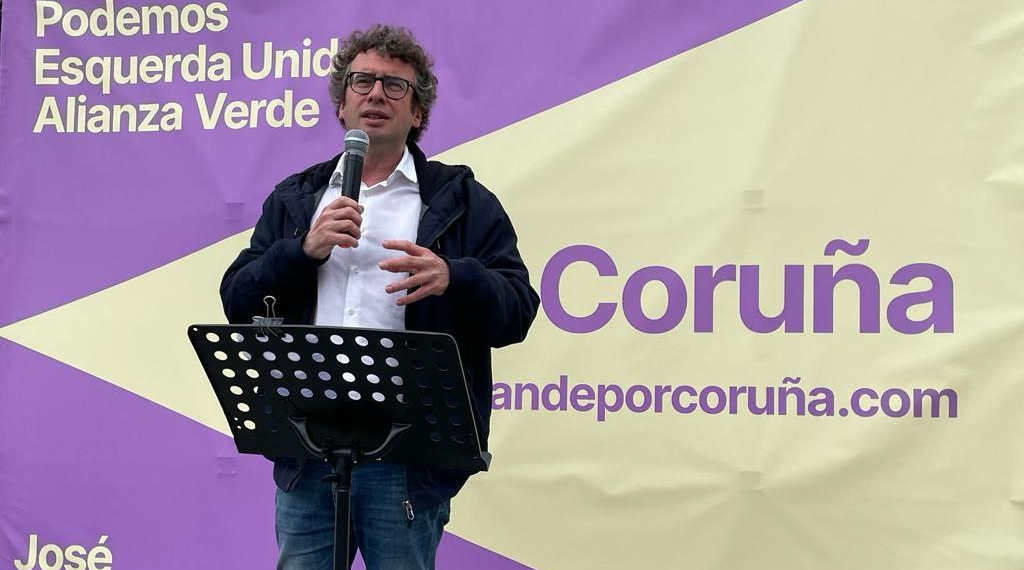 O candidato de Por Coruña á Alcaldía, José Manuel Sande (Foto: Por Coruña).