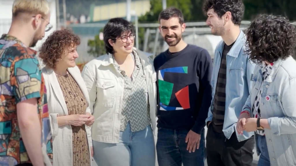 Unha imaxe do vídeo de campaña do BNG de Compostela (Foto: Nós Diario).