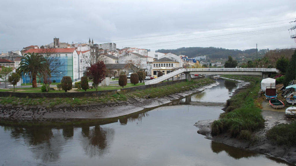 Desembocadura río Mendo, en Betanzos. (Foto: Nós Diario)