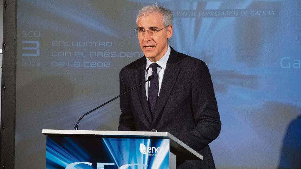 O vicepresidente da Xunta, Francisco Conde, reclamou onte un trato especial para Altri. (Foto: Europa Press)
