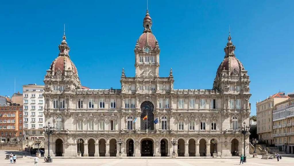 Sede do Concello da Coruña, na praza de María Pita. (Foto: Nós Diario)