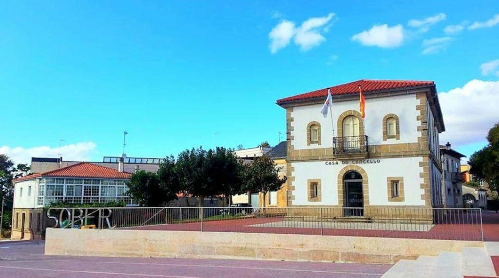 Casa do Concello de Sober (Foto: Concello de Sober).