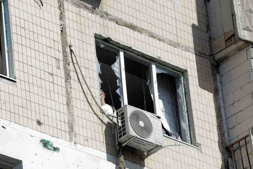 Edificio danado en Odesa. (Foto: Ukrinform / DPA)