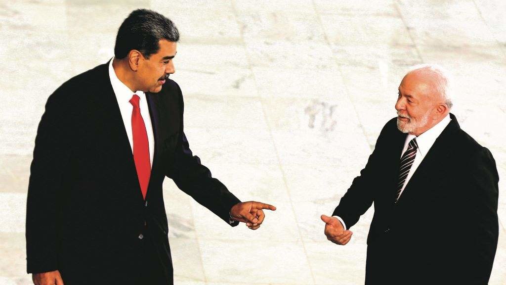 Lula da Silva (á direita) recebeu a primeira visita de Nicolás Maduro a Brasília em oito anos o passado 29 de maio. (Foto: Marcelo Camargo / Agencia Brazil)