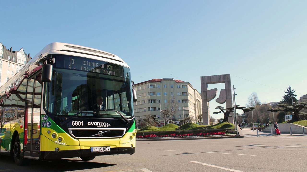Autobús da empresa Vitrasa que opera en Vigo. (Foto: Vitrasa)