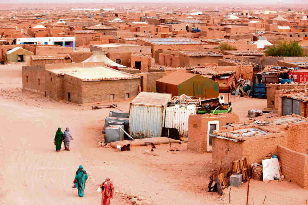 Campamentos de refuxiadas e refuxiados de Tindouf, en Alxeria, no que viven 173.000 saharauís. (Foto: Fronte Polisario)