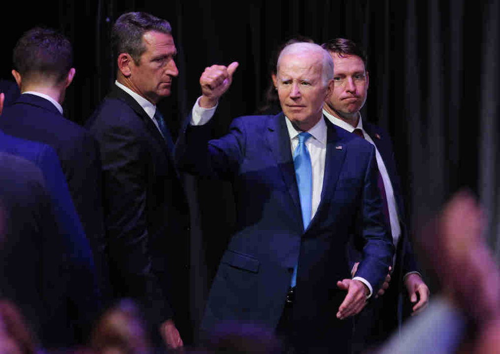 O presidente dos Estados Unidos, Joe Biden, a finais da pasada semana. (Foto: Stan Godlewski / Zuma Press Wire)