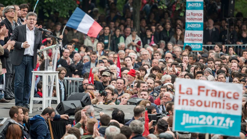 A Francia Insubmisa, ao redor da que se nucleou Nupes, alcanzou 31,5% dos votos. (Foto: Europa Press)
