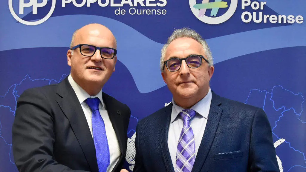 Manuel Baltar e Pl&aacute;cido &Aacute;lvarez. (Foto: N&oacute;s Diario)