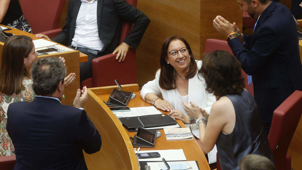Llanos Massó, nova presidenta de Les Corts Valencianes. (Foto: Robert Solsona / Europa Press)