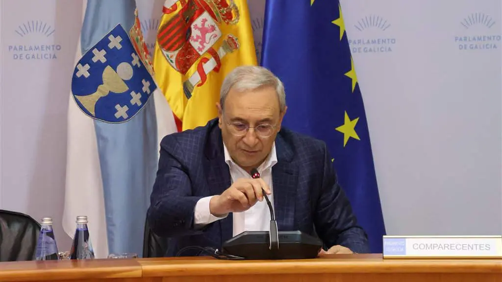 O director xeral da CRTVG, Alfonso S&aacute;nchez Izquierdo, esta quinta feira no Parlamento galego. (Foto: Xunta da Galiza)