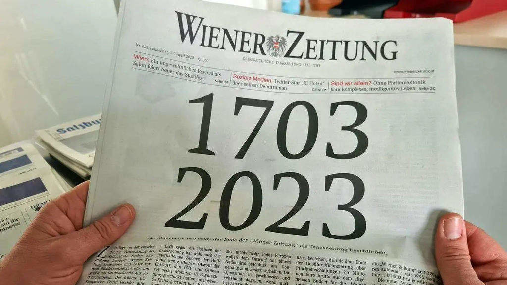 O diario austríaco tería celebrado este verán o seu 320 aniversario. (Foto: Nós Diario)