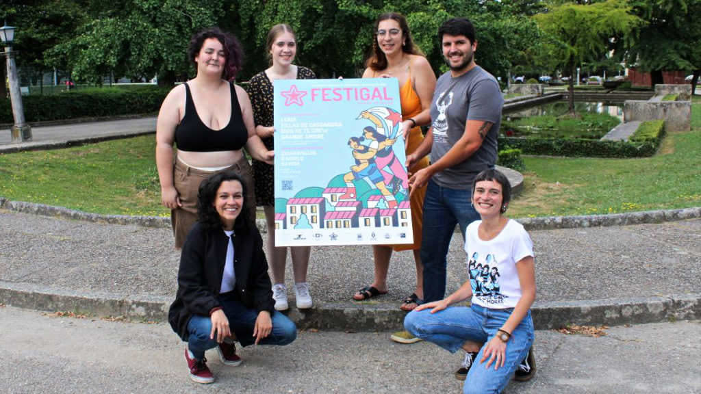Bandas participantes e integrantes da comisión organizadora presentaron esta cuarta feira o cartel do Festigal 2023. (Foto: Festigal)