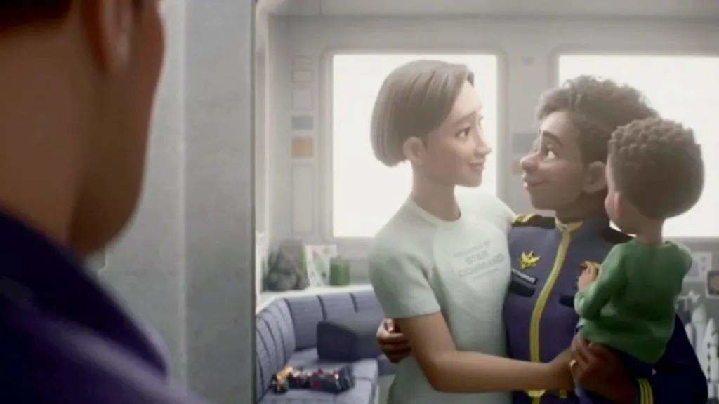 Fragmento da película de animación 'Buzz Lightyear', censurada pola ultradereita. (Foto: Pixar)