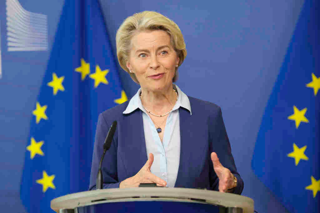 Ursula von der Leyen (Foto: Nicolas Landemard / Europa Press / Contacto).