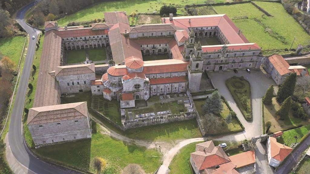 Conxunto arquitectónico do Mosteiro de Santa María de Oseira (San Cristovo de Cea, comarca do Carballiño). [Foto: X. R. C.]
