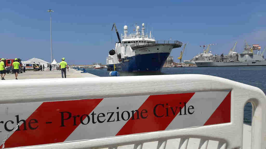 Barco 'Geo Barents'. (Foto: Daniele Carotti  / Europa Press / Contacto)