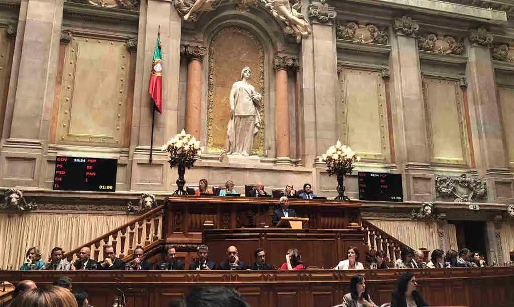 O primeiro ministro Ant&oacute;nio Costa na s&uacute;a intervenci&oacute;n no lexislativo a quinta feira. (Foto: Ant&oacute;nio Cunha)