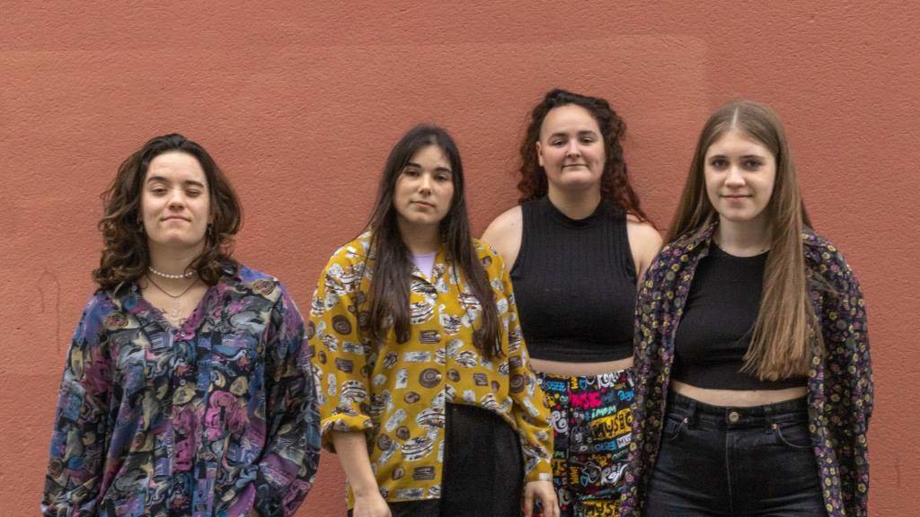 Mayra Vila, Helena Barreiro, Itzi de Blas e Andrea López son as integrantes de Leria. (Foto: Nós Diario)