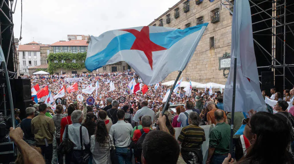 Manifestaci&oacute;n nacional do BNG polo D&iacute;a da Patria (Foto: Arxina)