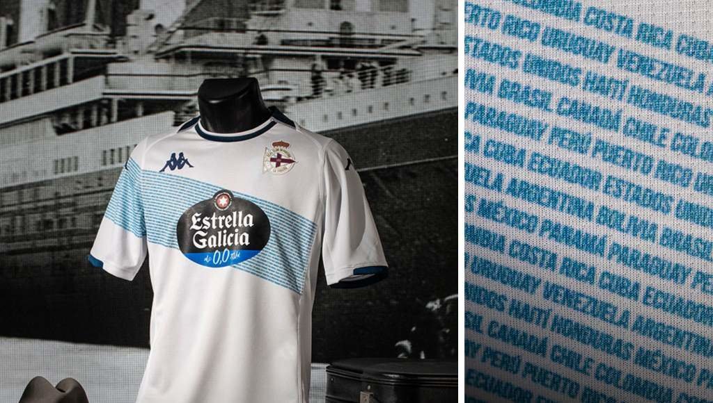 Detalles da nova camiseta do Dépor. (Foto: RC Deportivo)