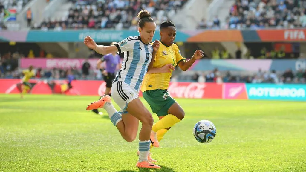 Arxentina e Sud&aacute;frica empataron hoxe a dous. (Foto: AFA)