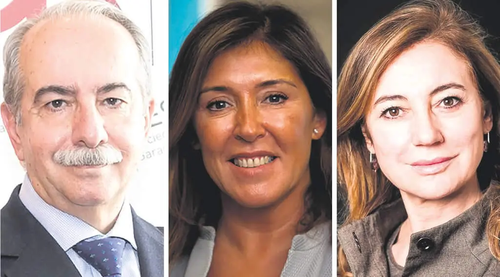 Antonio Couceiro, Beatriz Mato e Marta Fern&aacute;ndez Curr&aacute;s (Foto: N&oacute;s Diario).
