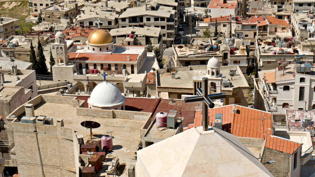Vista aérea da cidade de Damasco, en Siria (Foto: Rostislav / Adobe Stock).