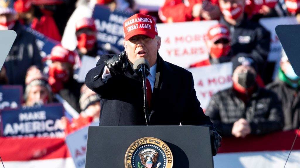 Donald Trump, nun acto de campaña en novembro de 2020. (Foto: Michael Brochstein / ZUMA Wire)